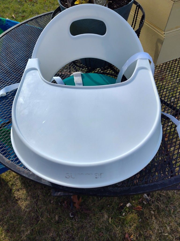 Green N White Booster Seat