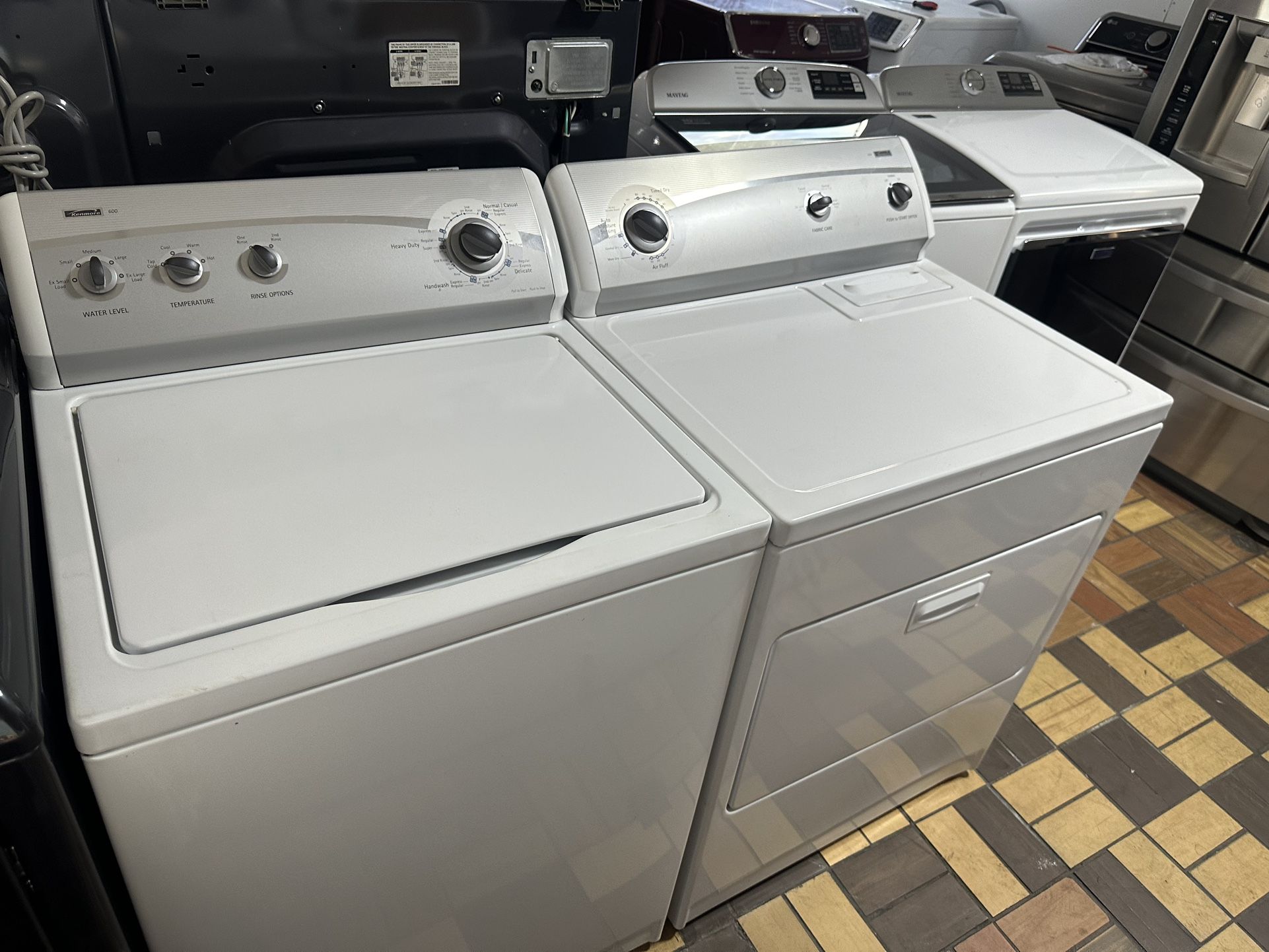 🎊🌇kenmore Washer And Dryer Electric Nice Set🎊🎉