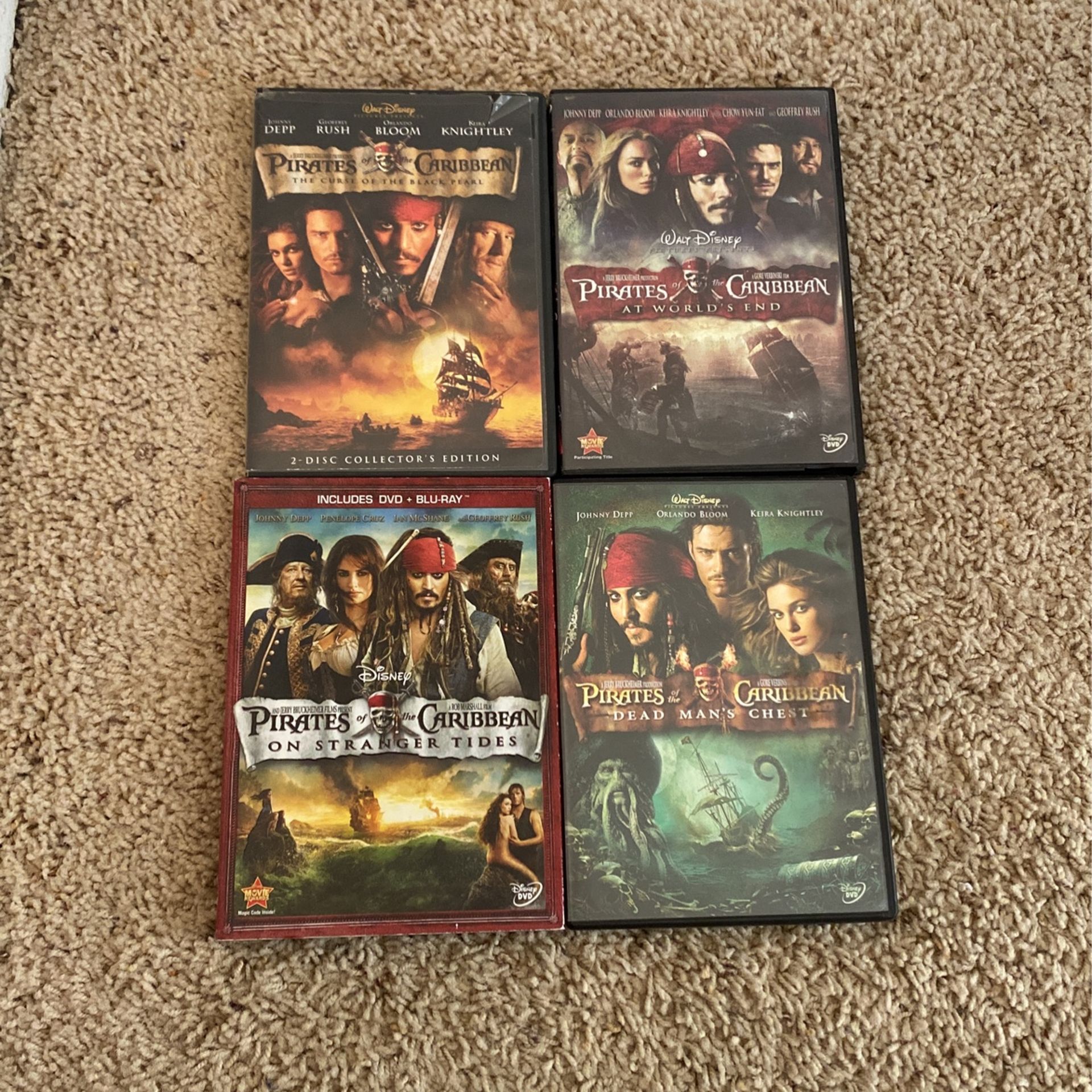 4 Pirates Of The Caribbean Movies