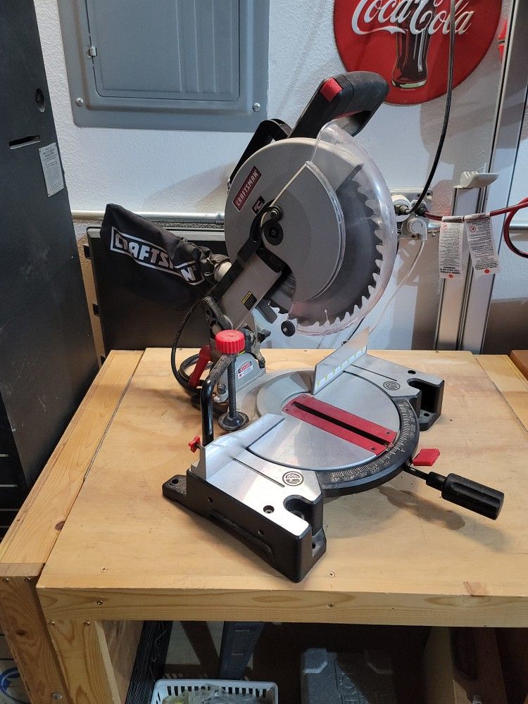 Tentatively Sold - 10 Inch Craftsman Compound Miter Saw