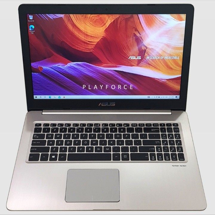 Asus 16" Gaming Laptop Intel Quad Core CPU 12 GB RAM 500GB 7.2K HDD & 256GB SSD 1080P LCD Webcam Nvidia GTX 1050 Graphics Wi-Fi & BT Wireless Win 11