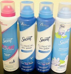 Secret Deodorant Spray (4)