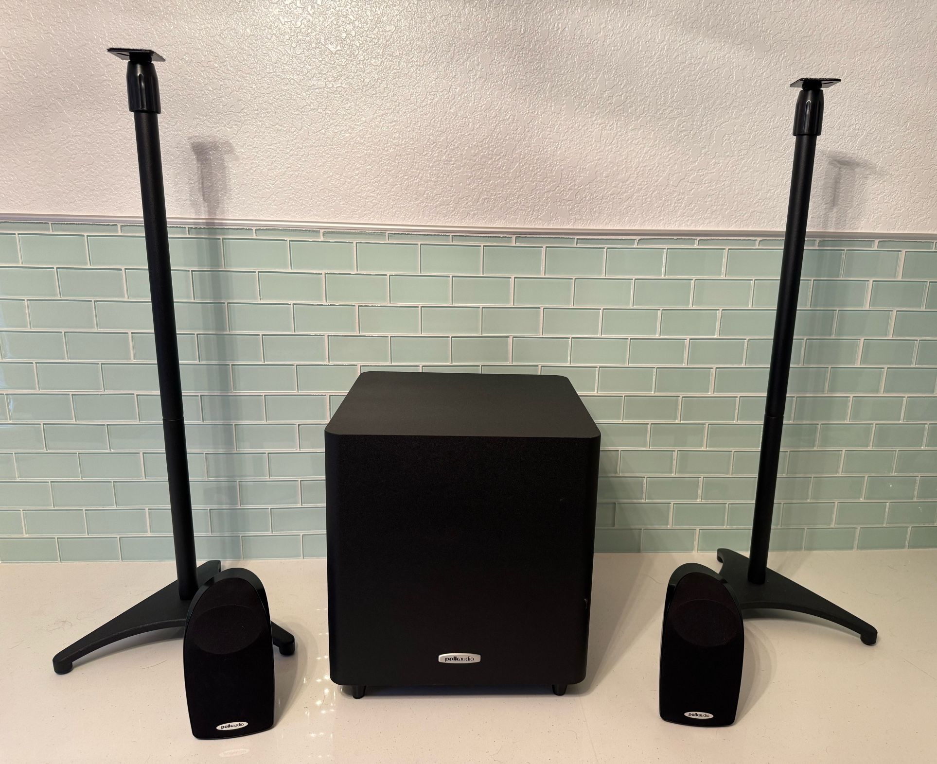 Theater Speaker Set w/Stands by Polk Audio