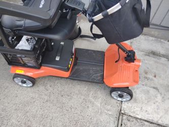 Electric Mobility Scooter 4-Wheel Orange