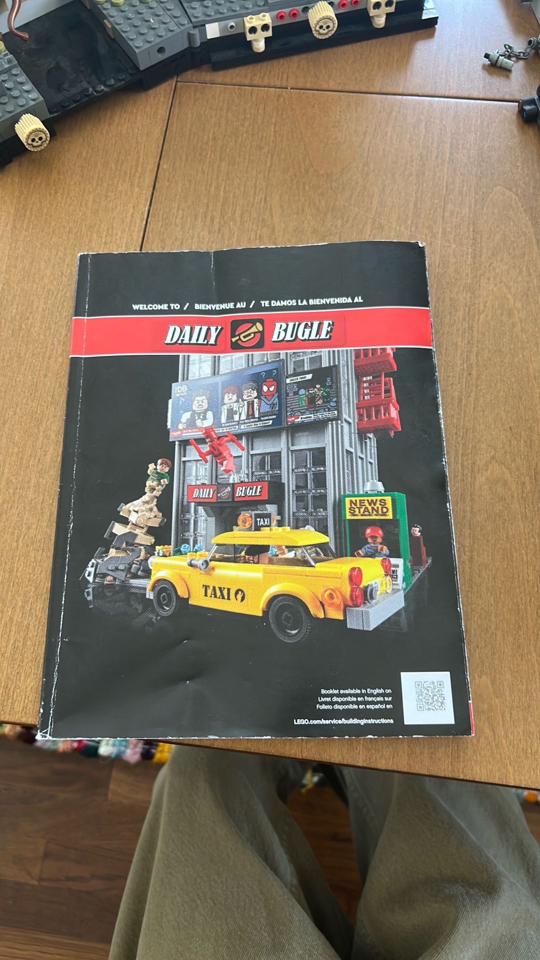 lego daily bugle instruction booklet only