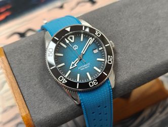 AQUA STORM DIVE WATCH TEXTURED DIAL & CERAMIC BEZEL (AUTOMATIC)
