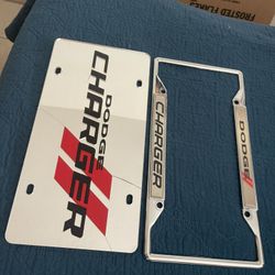 Dodge Charger License Plate 
