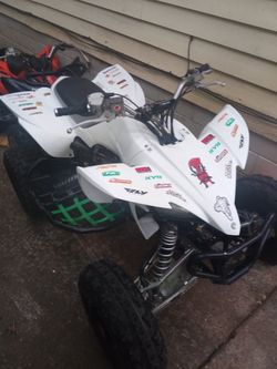2012 yfz 450 super clean and have the title this bike isn't for beginners it has alot of power