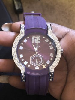 Purple Ice King Watch