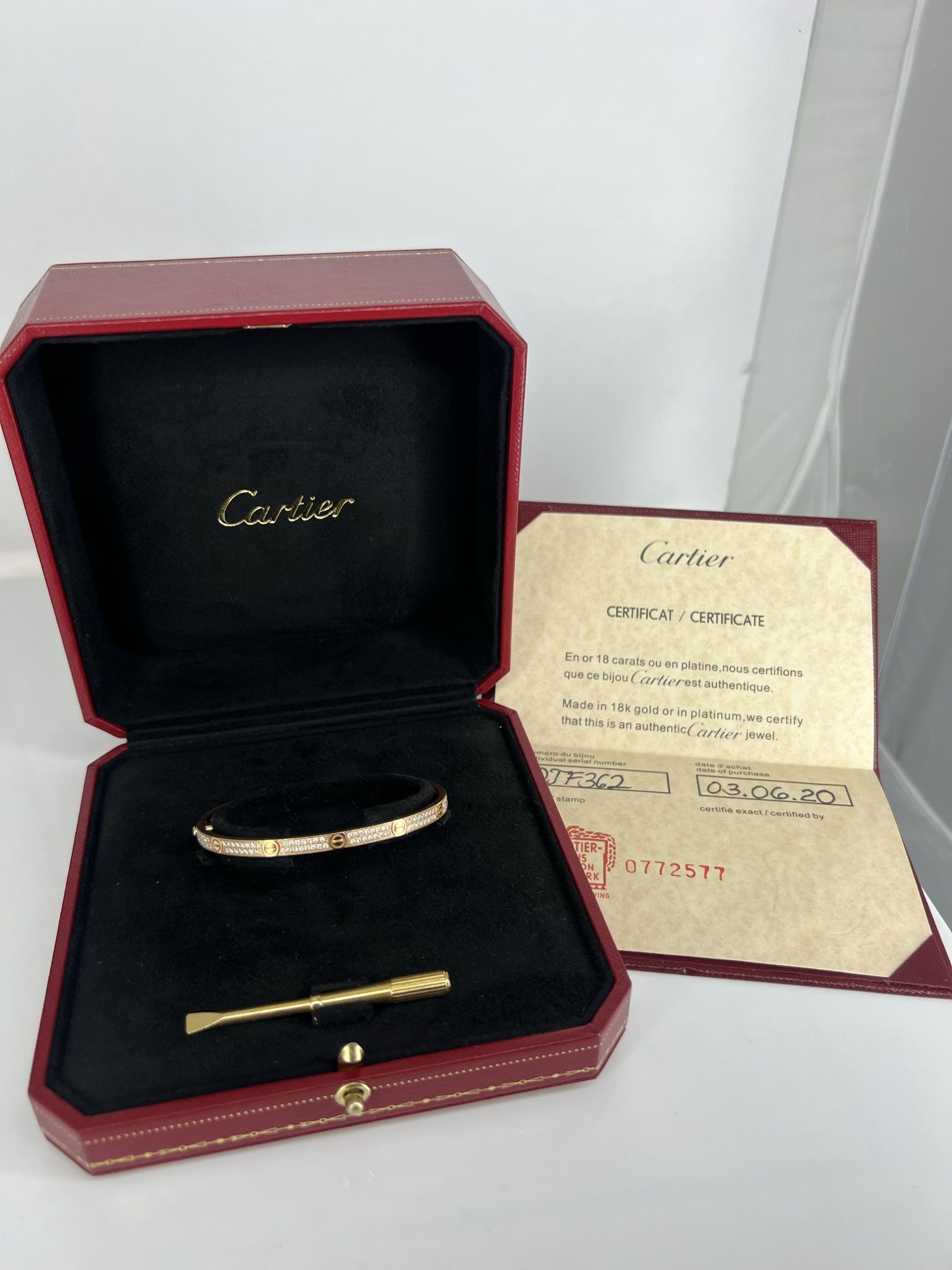 Cartier Love Bracelet Diamond