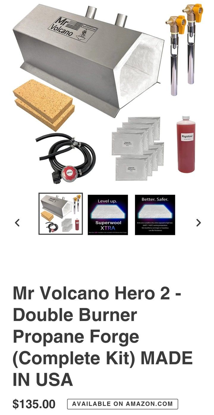 Mr Volcano Hero 2 Forge Double Burner Kit