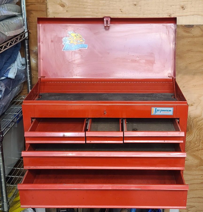 Vintage All American By Waterloo 5 Drawer Top Box