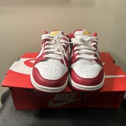 Nike Dunk Low Retro “Gym Red” – Men’s 8 • Gently Used • Clean,• Box Included (Damaged)