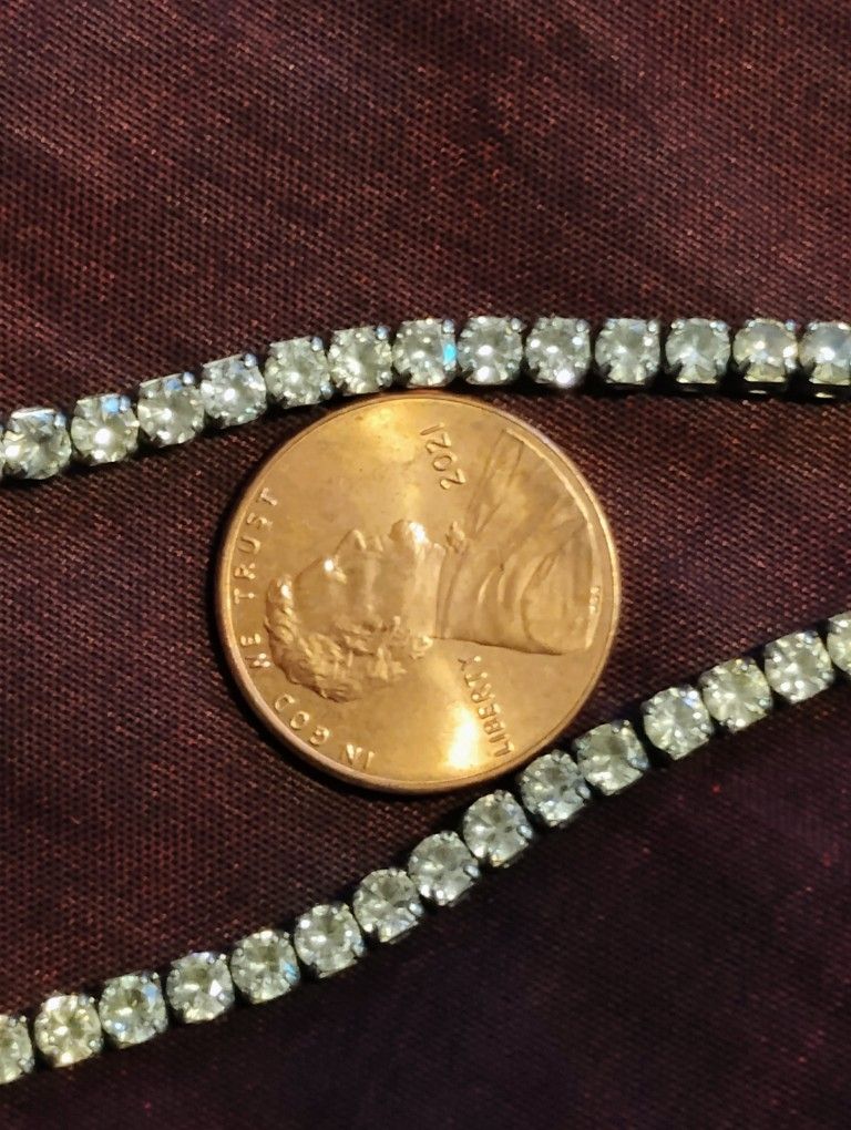 Sterling Silver Tennis Choker