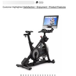 For Sale: NordicTrack S22i Studio Bike  Lightly used and in great condition. No shipping available — buyer must pick  ip in person