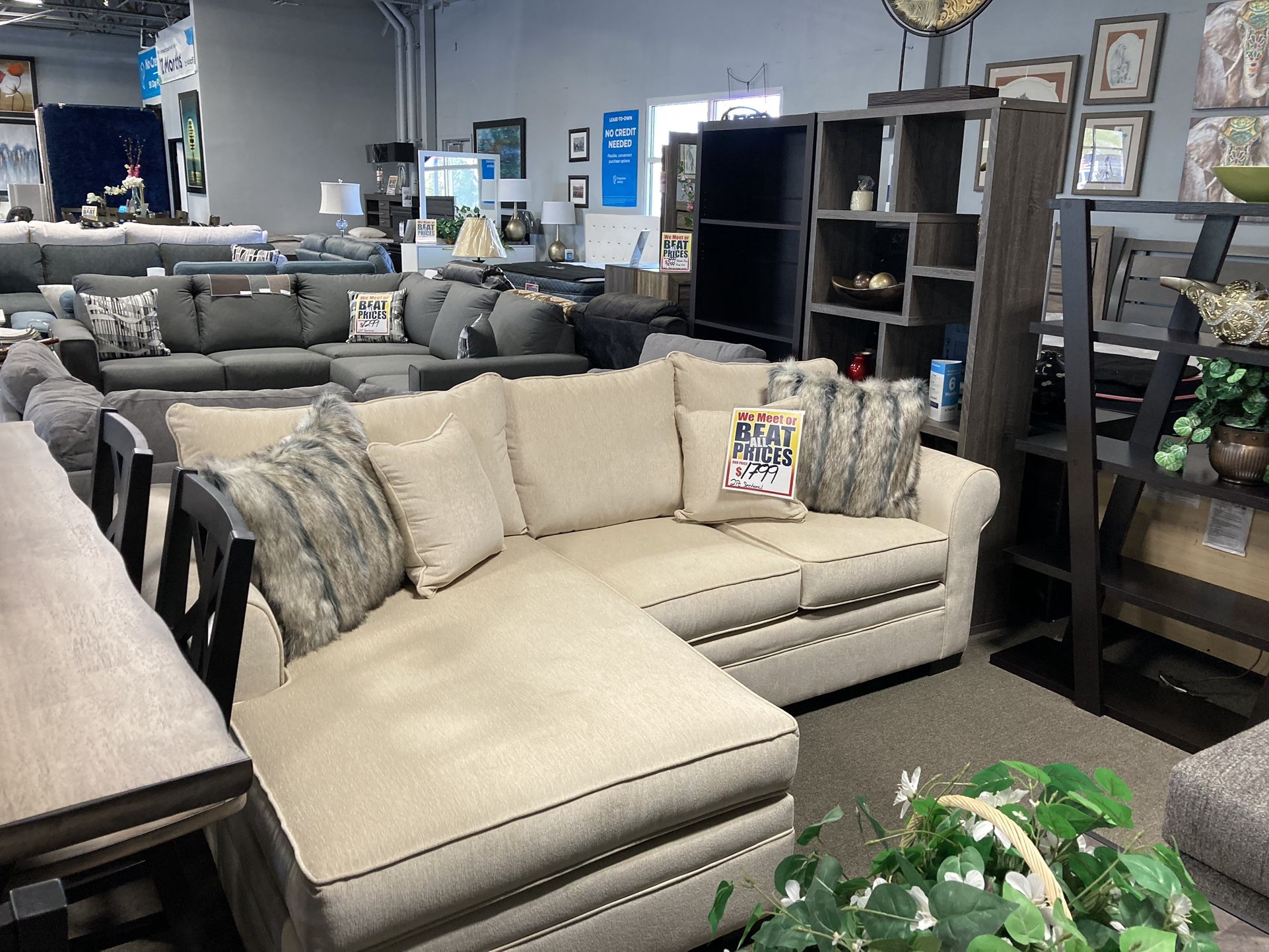 Lovely Sectional ✨ $1799 Easy Purchase Options Available ✅