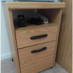 Side Table File Cabinets - Each  $10