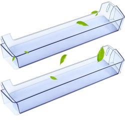 New [2PACK]door shelf bin replacement(Large), Compatible with Samsung Refrigerator door bin. 