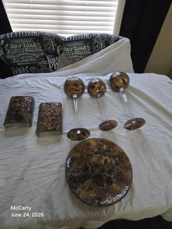 Mosaic Glass Decorative Set – 8 Pieces