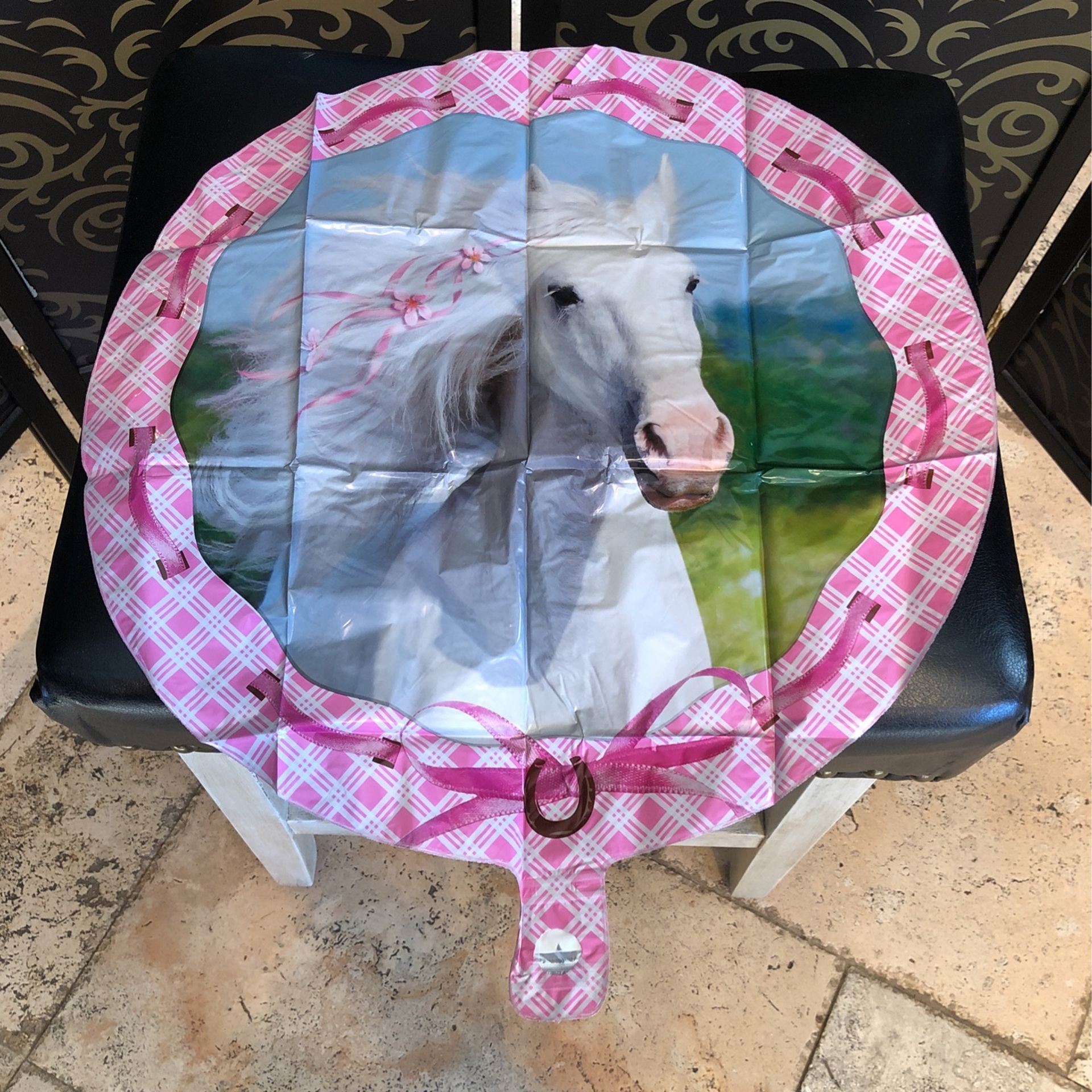 Horsey Balloons For A Little Girls Birthday