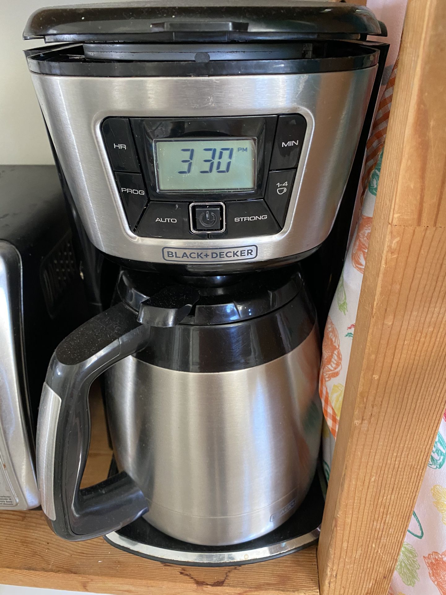 12-Cup Programmable Coffee Maker Black Decker Stainless