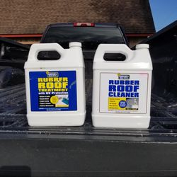 RV Rubber Roof Cleaner and  Treatment 