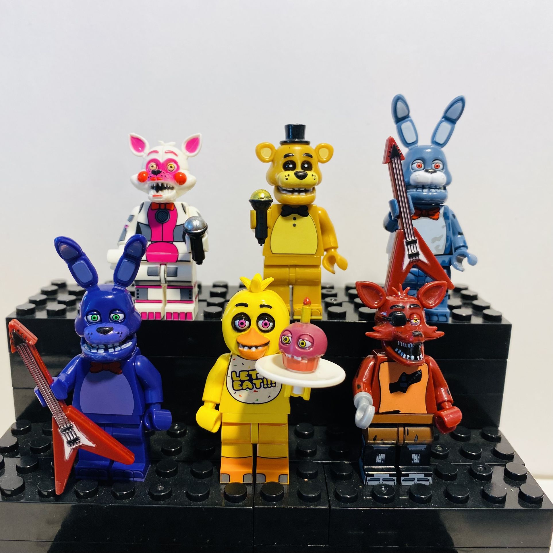 Five Night At Freddys Minifigure Collectibles | New Custom Lego Compatible Set