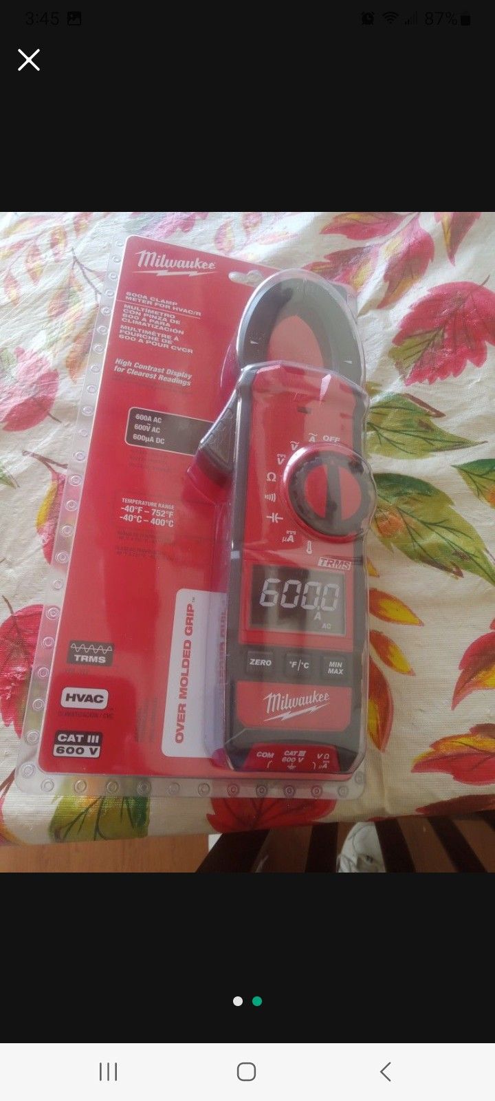 Milwaukee 600A Clamp Meter