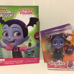 VAMPIRINA Figurine Doll with VAMPIRINA ACTIVITY FOLDER