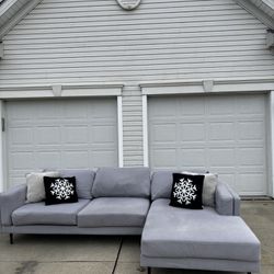 Grey Sectional Couch With Chaise 
