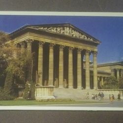 Budapest Hungary Museum Of Fine Arts 1970's Collectible Vintage Postcard Post Card RPPC PC