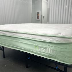 King Size Novilla And Box Spring 