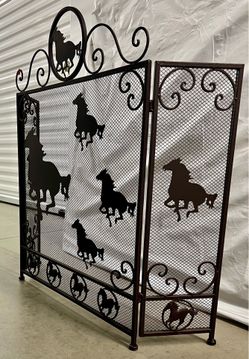 Fireplace screen
