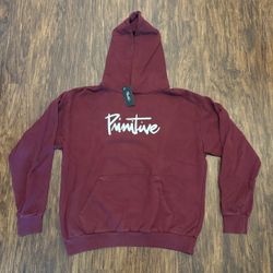 Primitive burgundy heavyweight hoodie