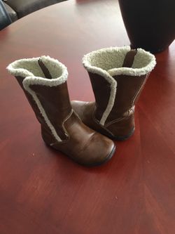 Nine West girls brown boots size 9