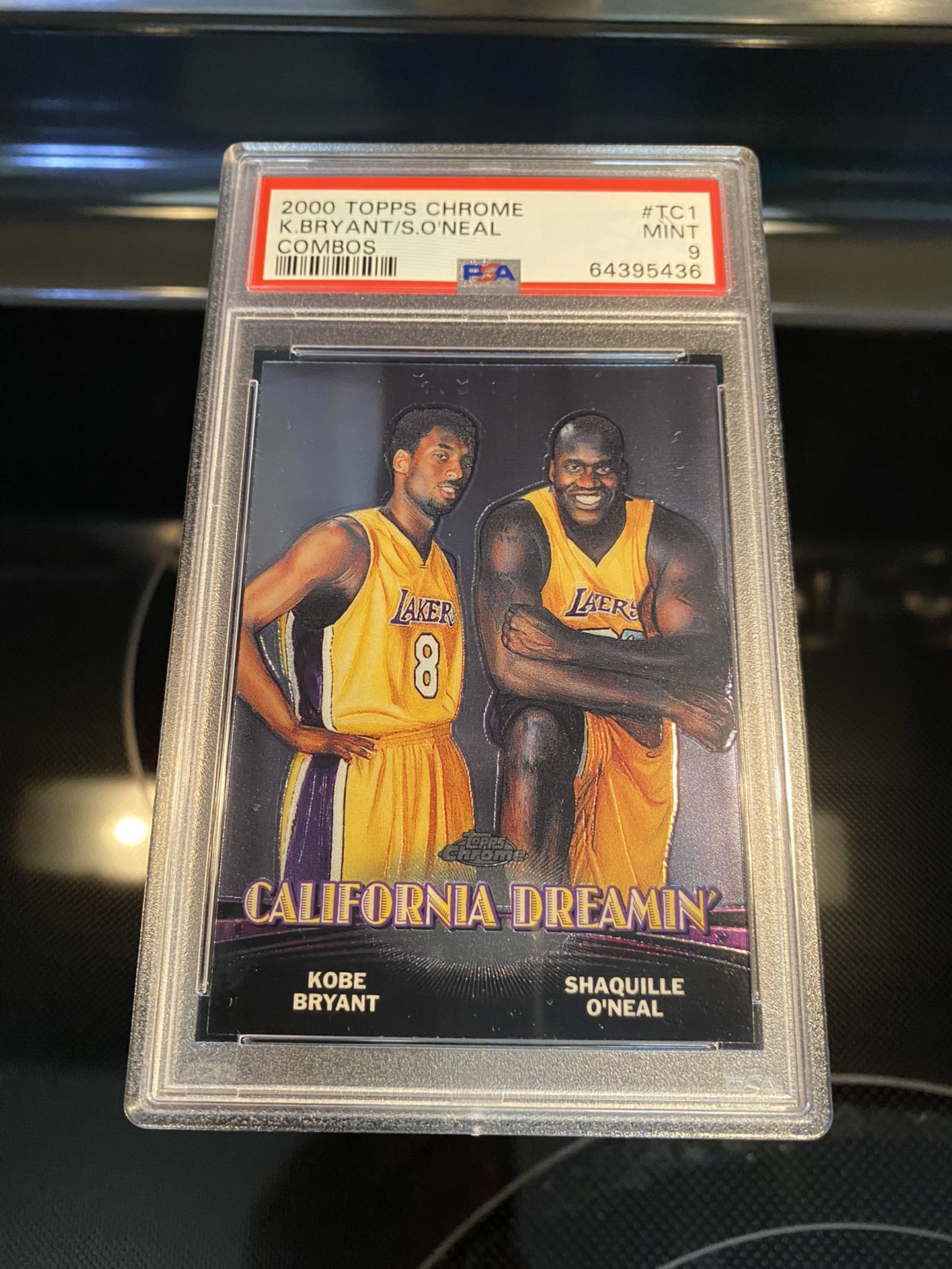 2000 Topps Chrome Combos - Kobe Bryant & Shaquille O’Neal - California Dreamin’ - RARE PSA 9 MINT 💎 - See My Listings For More ! - $999 OBO