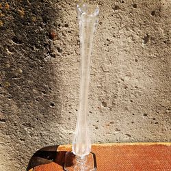 Clear Swung Glass Bud Vase Thumbnail
