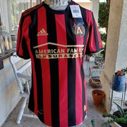 NWT $120 Adidas Atlanta United Authentic Home Jersey Aeroready Sz S