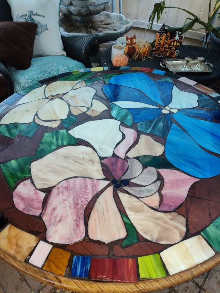 Stained Glass Table