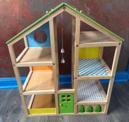 Hape All Seasons Kids Wooden Dollhouse