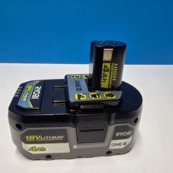 RYOBI 18V  LITHIUM HIGH PERFORMANCE 4.0AH BATTERY NEW