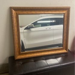 Large Gold Mirror
