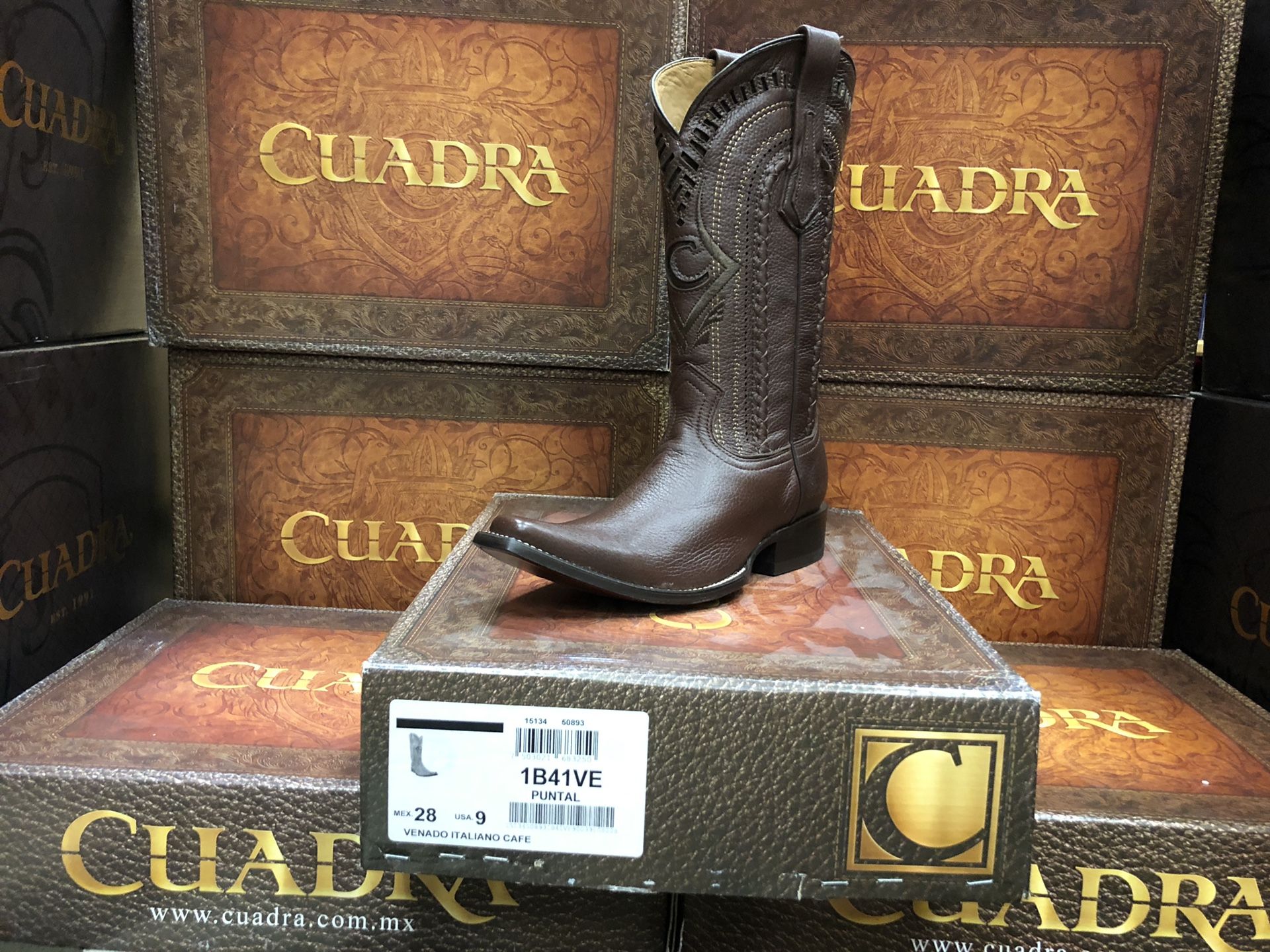 Cuadra Boots Venado Italiano Caf size 9 Can order any size for