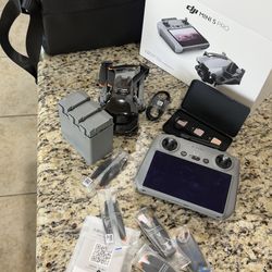 DJI Mini 5 Pro Drone Combo 3 batteries Under DJI warranty