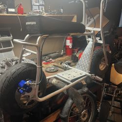 Mini Bike Roller Custom Built Lowered And Stretched.