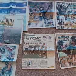 8 Vintage 1(contact info removed) Jacksonville Jaguar Newspaper
