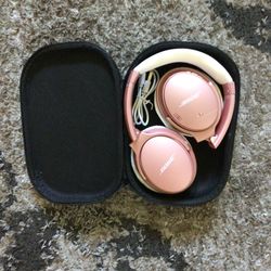 BOSE Quiet Comfort 45 Bluetooth Headphones - Rose Gold