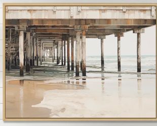 Pier wall art, 30” x 40”