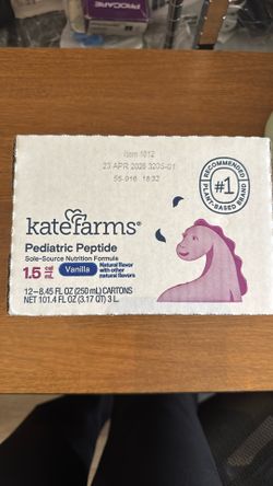 Kate Farms Pediatric Peptide 1.5 cal / mL Vanilla