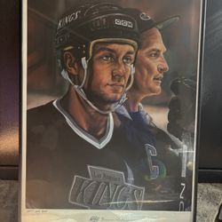 Wayne Gretzky Framed Artist Color Proof Lithograph